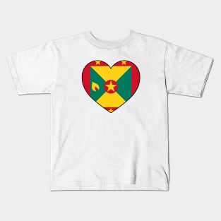 Heart - Grenada Kids T-Shirt